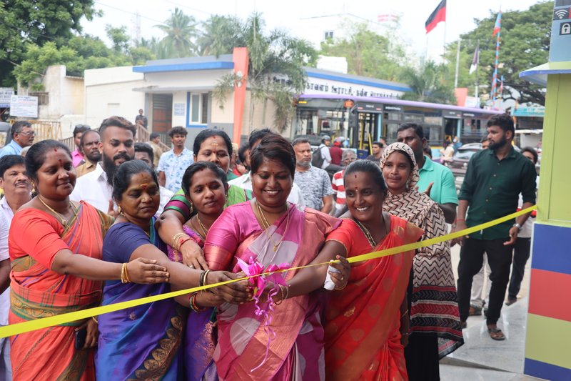 Commuters using Wi-Fi